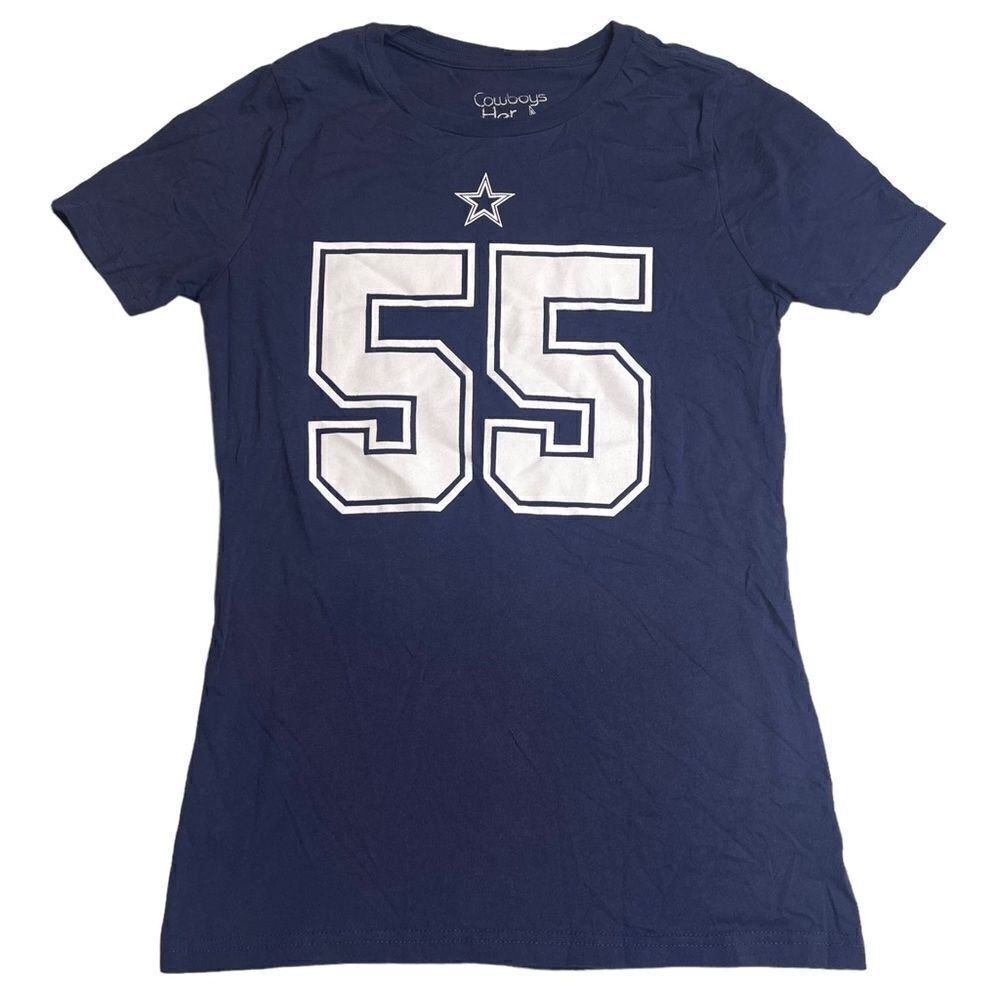 Womens Dallas Cowboys Leighton Vanderesch #55 T Shirt Jersey Size Small